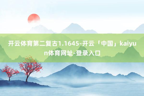 开云体育第二复古1.1645-开云「中国」kaiyun体育网址-登录入口